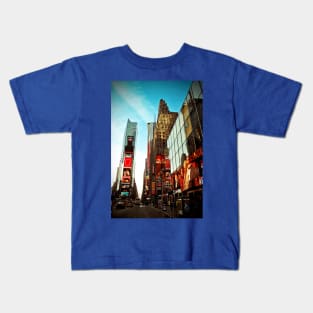 New York City Times Square America Kids T-Shirt